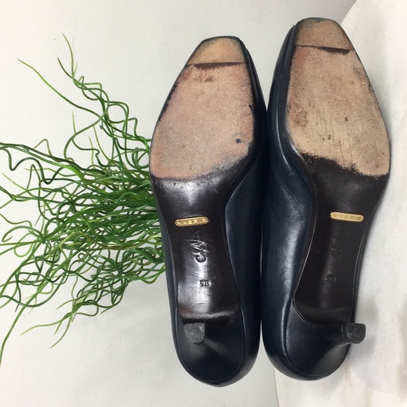 Cile Haan Nike Air Low Heel Navy Blue Pump Sz 9 - Picture 5 of 6